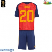 Spania Pedri Gonzalez #20 Hjemmedraktsett Barn VM 2026 Kortermet (+ Korte bukser)